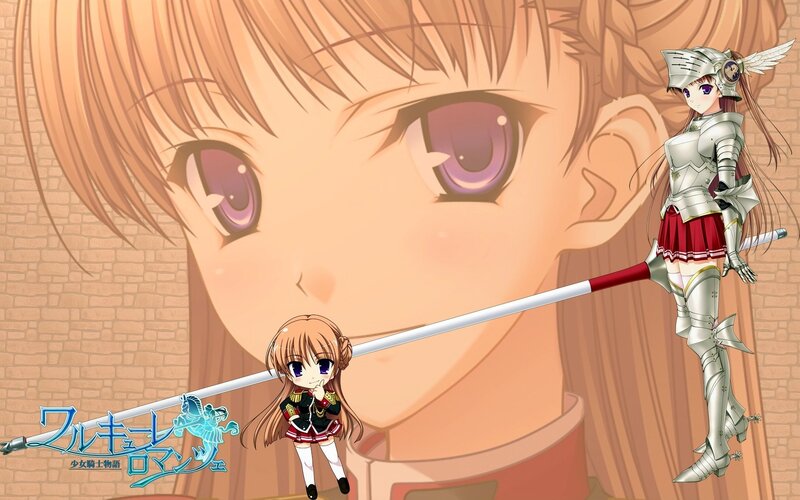 anime girls with swords