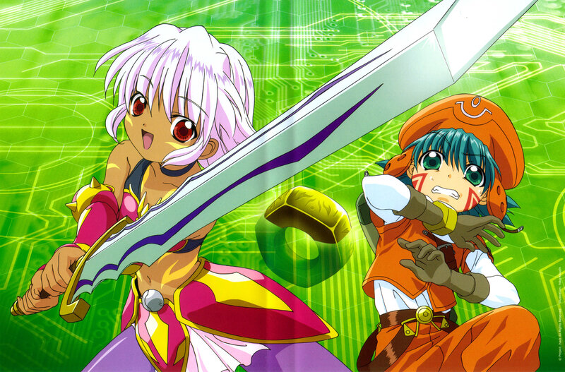 Anime girls with swords