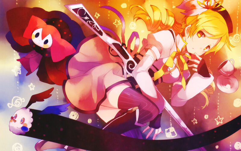 Anime girls with swords