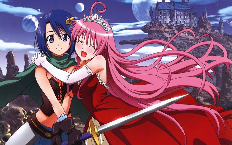 Anime girls with swords