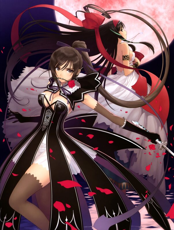 Anime girls with swords