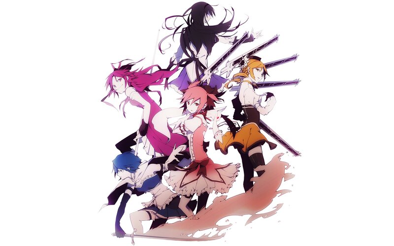 anime girls with swords