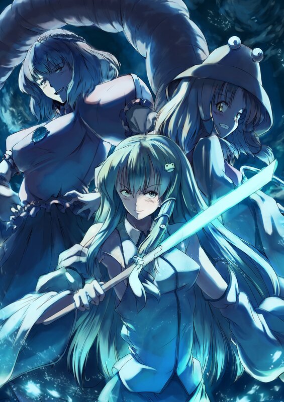 Anime girls with swords