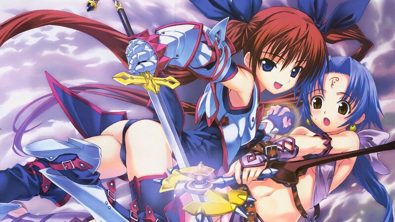 anime girls with swords