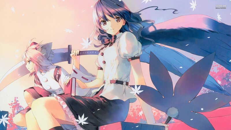 Anime girls with swords