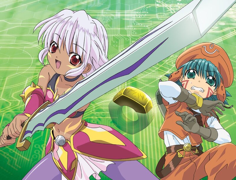Anime girls with swords