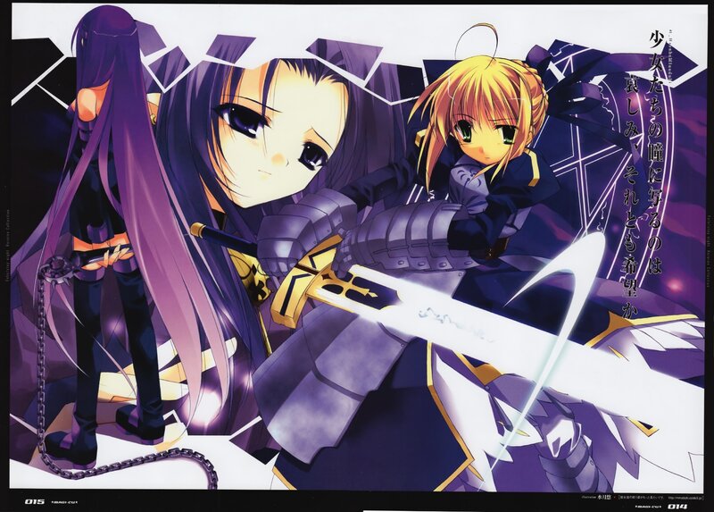 Anime girls with swords