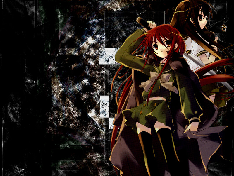 Anime girls with swords