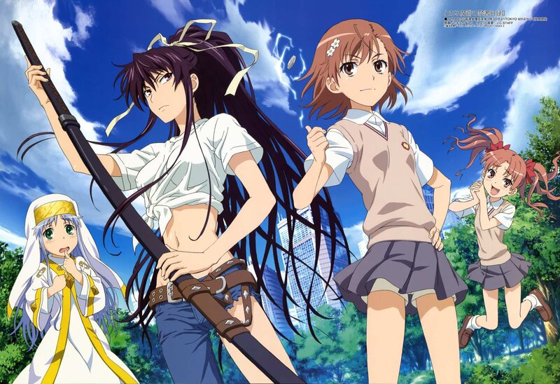 Anime girls with swords and magic