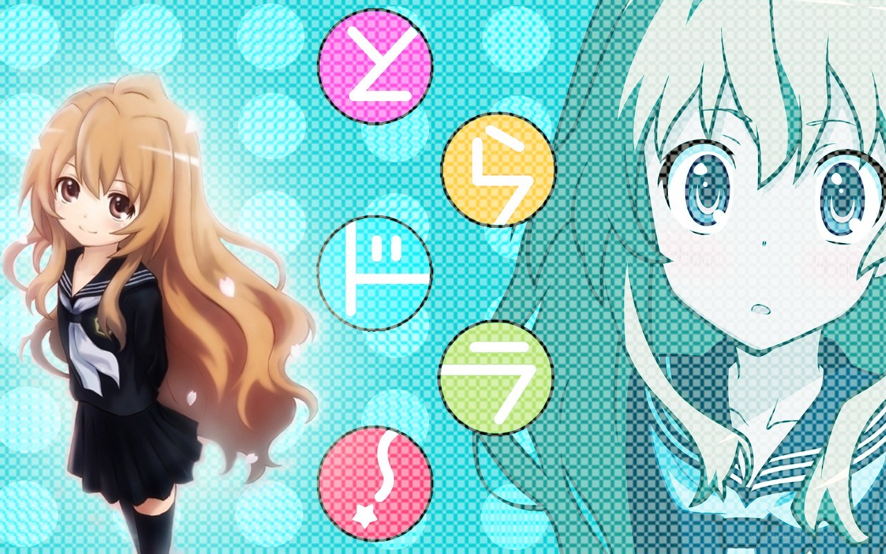anime girls with symbols