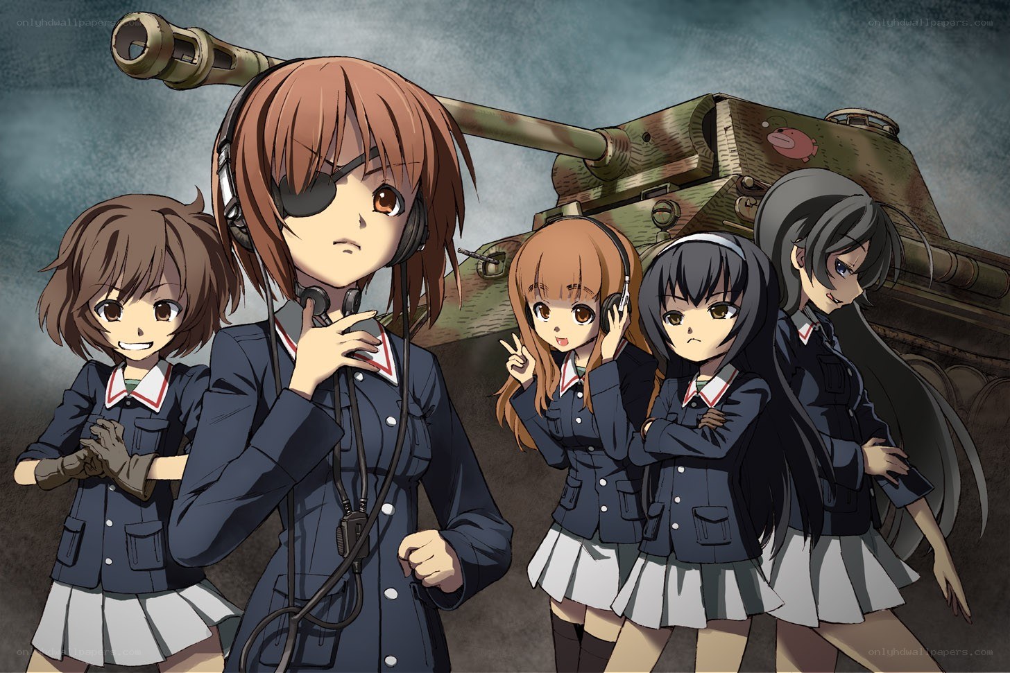 Anime girls with tank