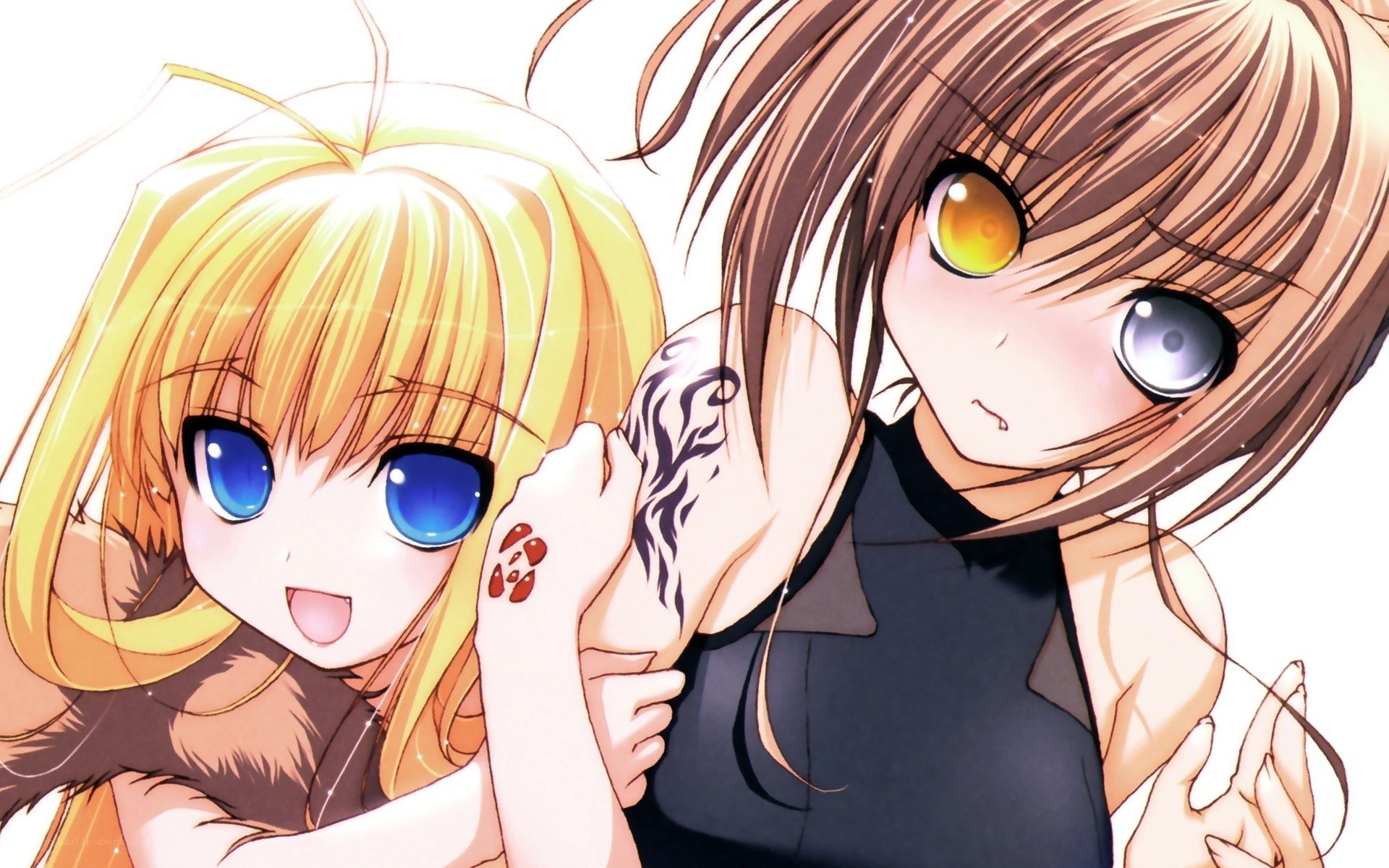 anime girls with tattoos