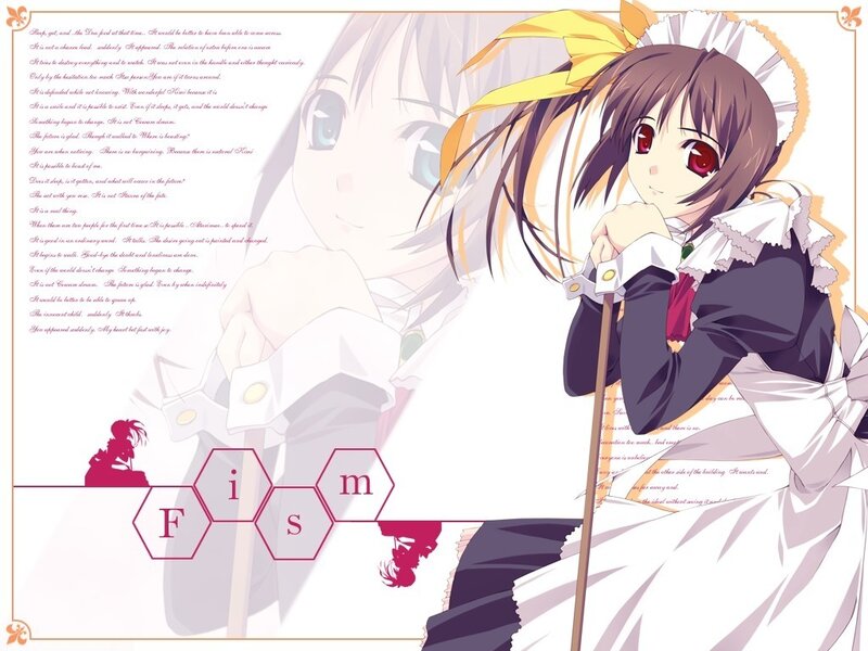 anime girls with text