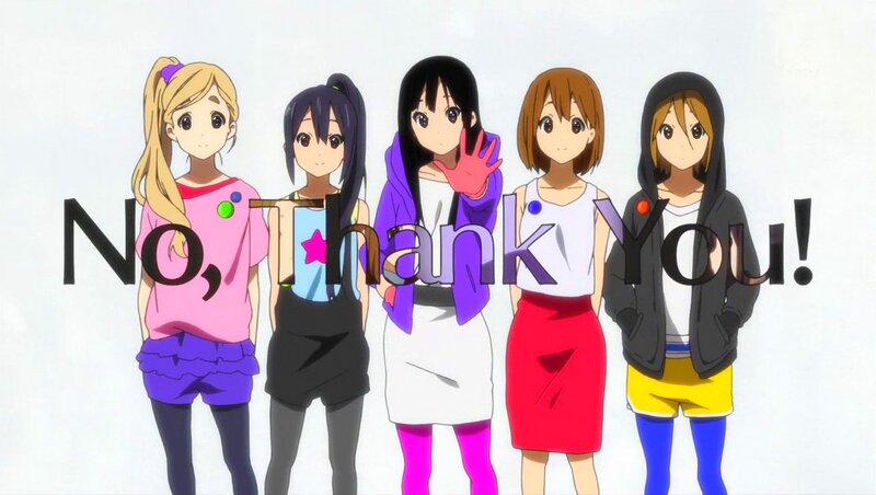 anime girls with text