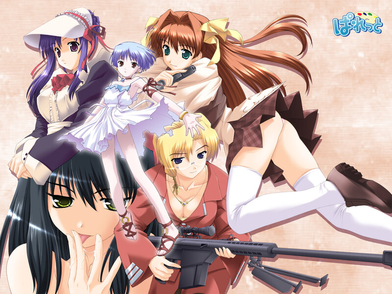 anime girls with weapons