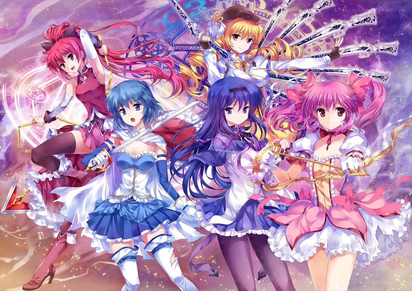 anime girls with weapons