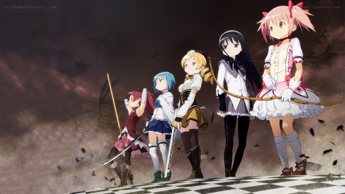 anime girls with weapons