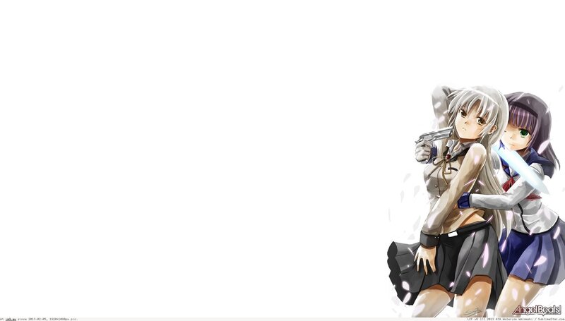 Anime girls with weapons