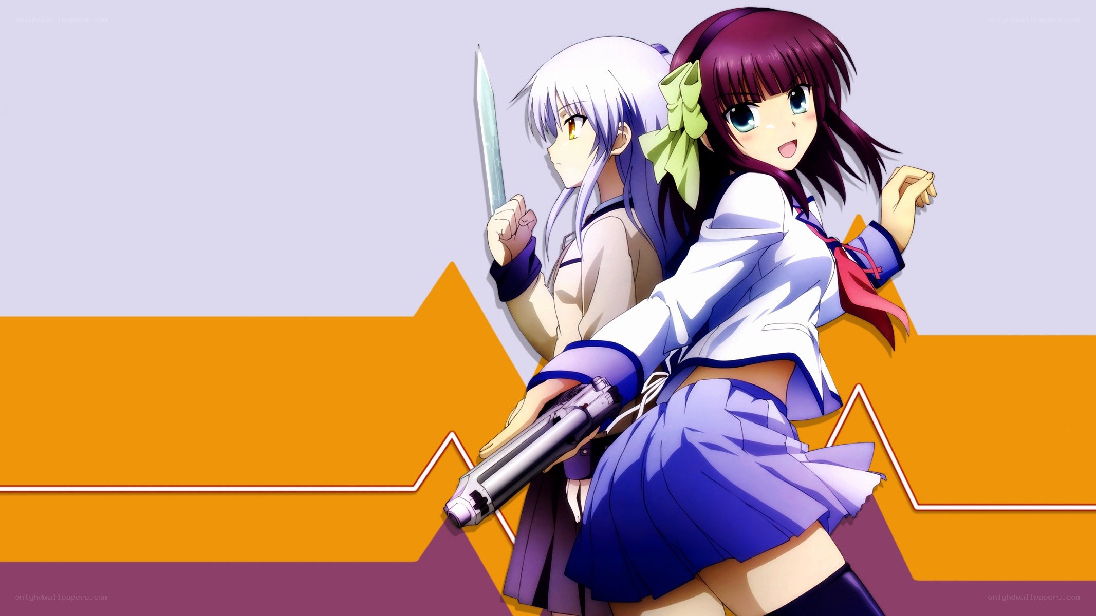 anime girls with weapons