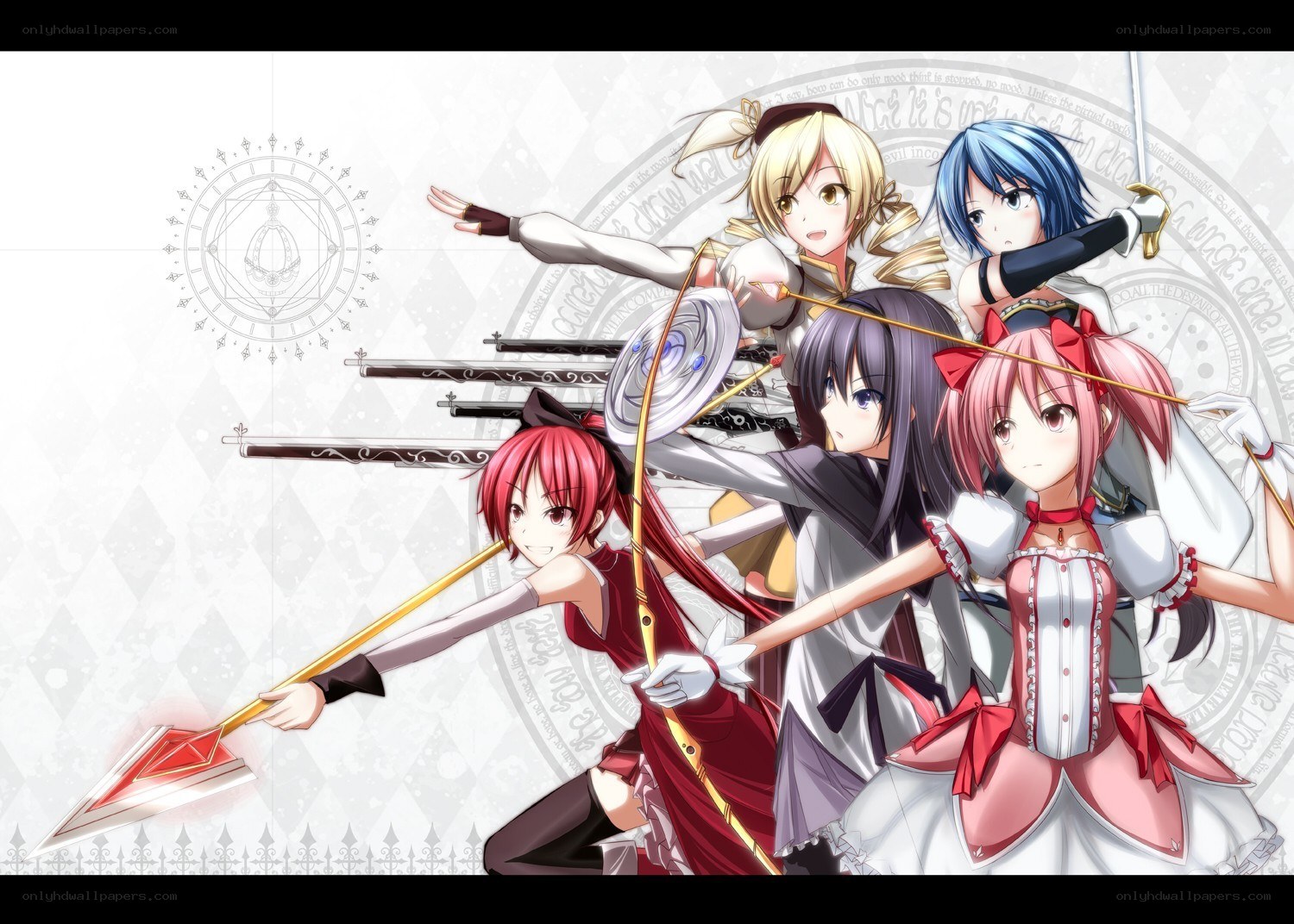 anime girls with weapons