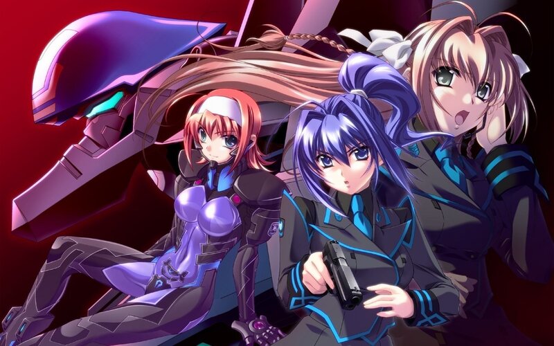 anime girls with weapons
