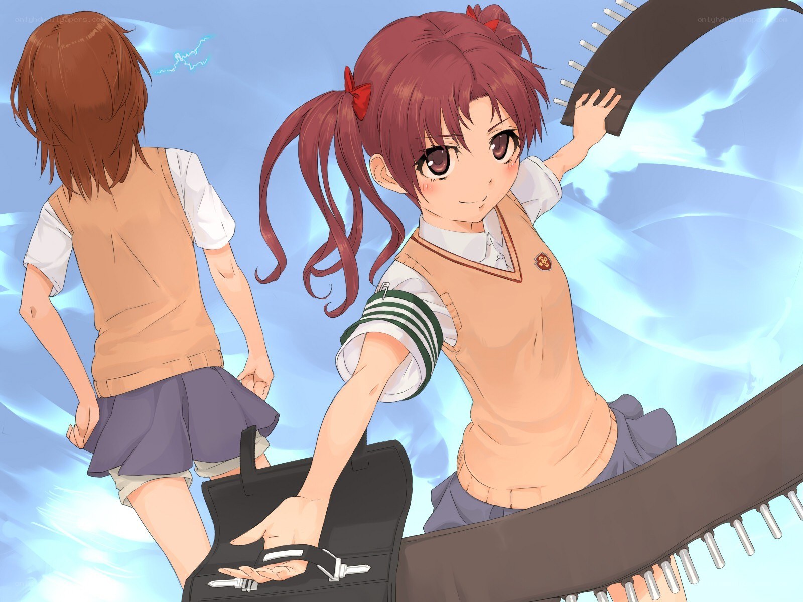Anime girls with weapons