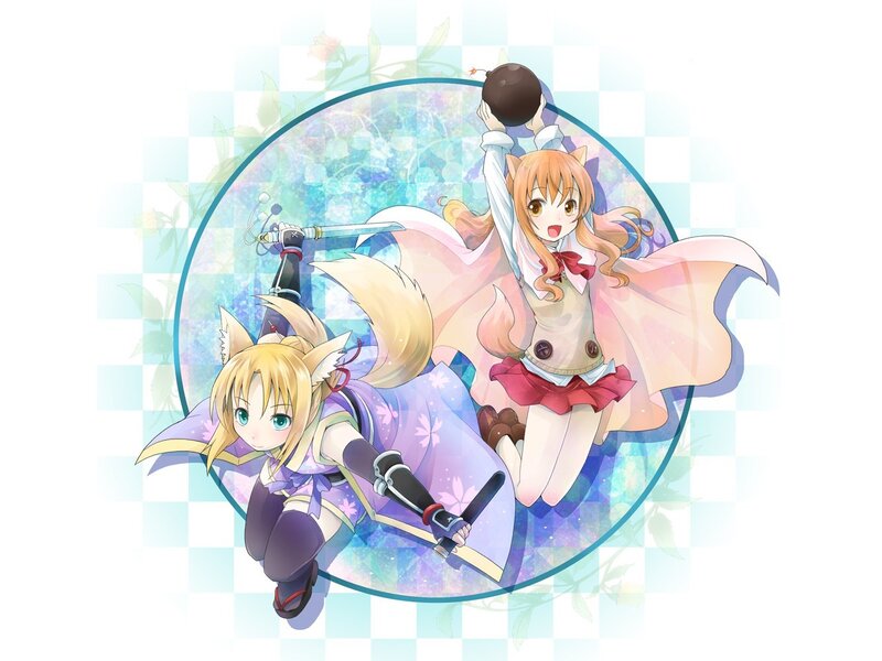 Anime girls with weapons
