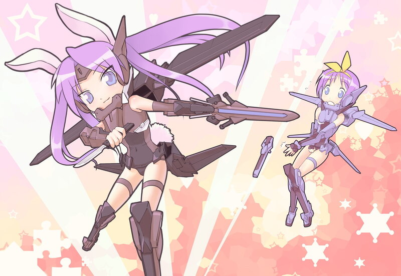 Anime girls with weapons