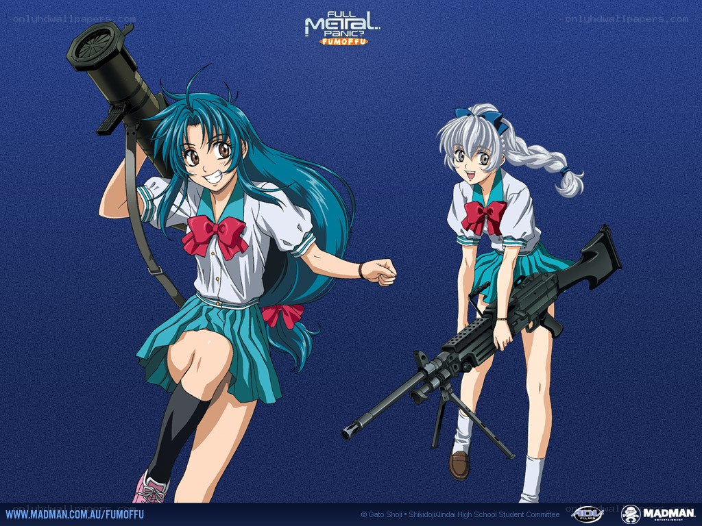 Anime girls with weapons