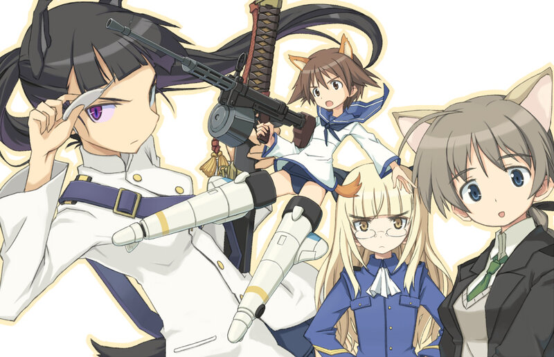anime girls with weapons