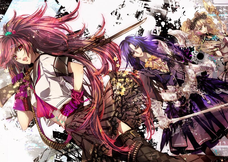 anime girls with weapons