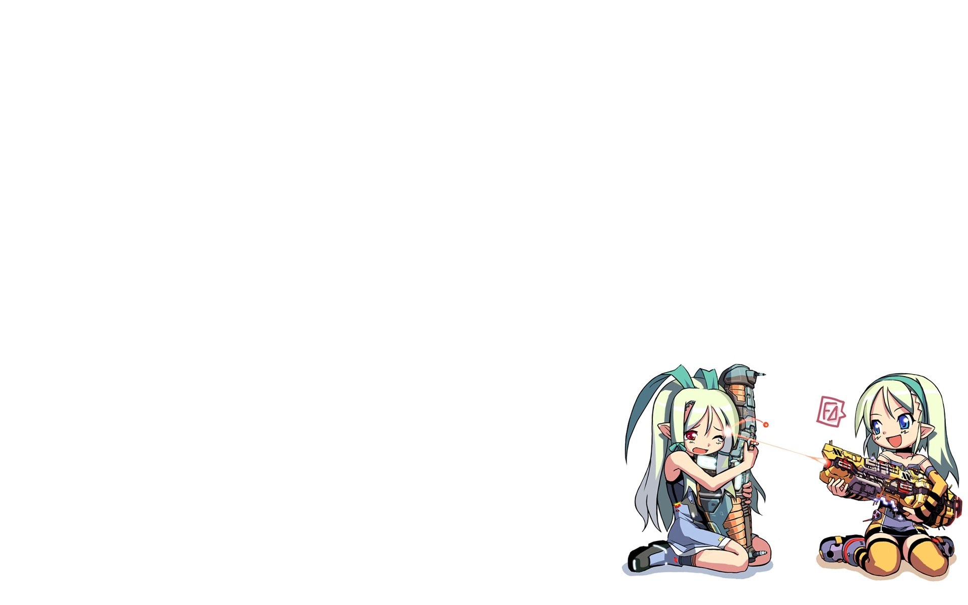 anime girls with weapons