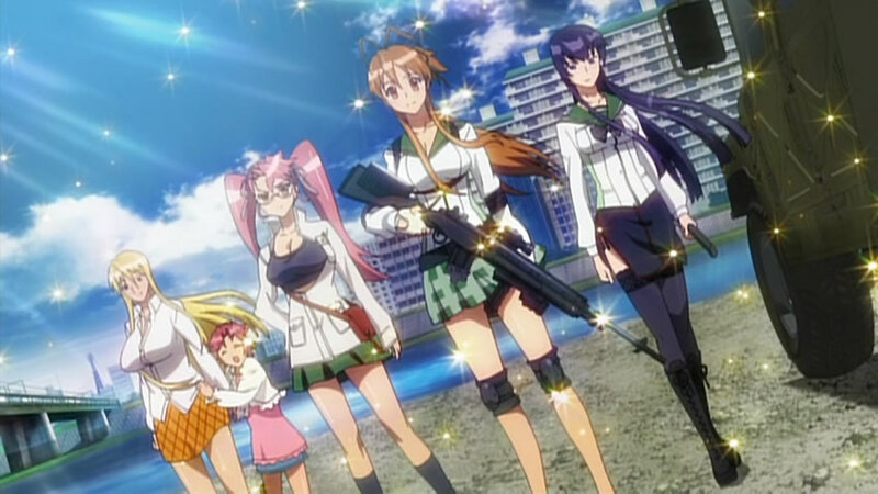 Anime Girls with Weapons — Blue