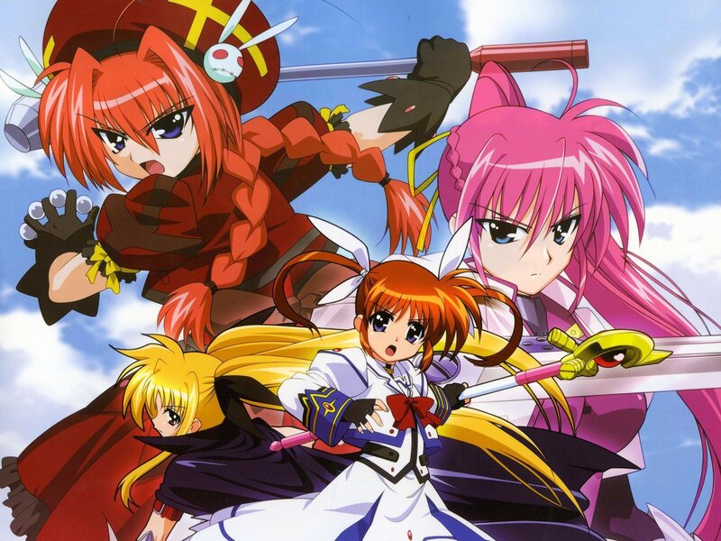 Anime Girls with Weapons — Pink, Action