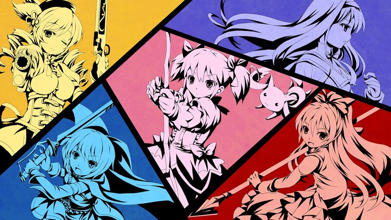Anime Girls with Weapons — Yellow, Dynamic