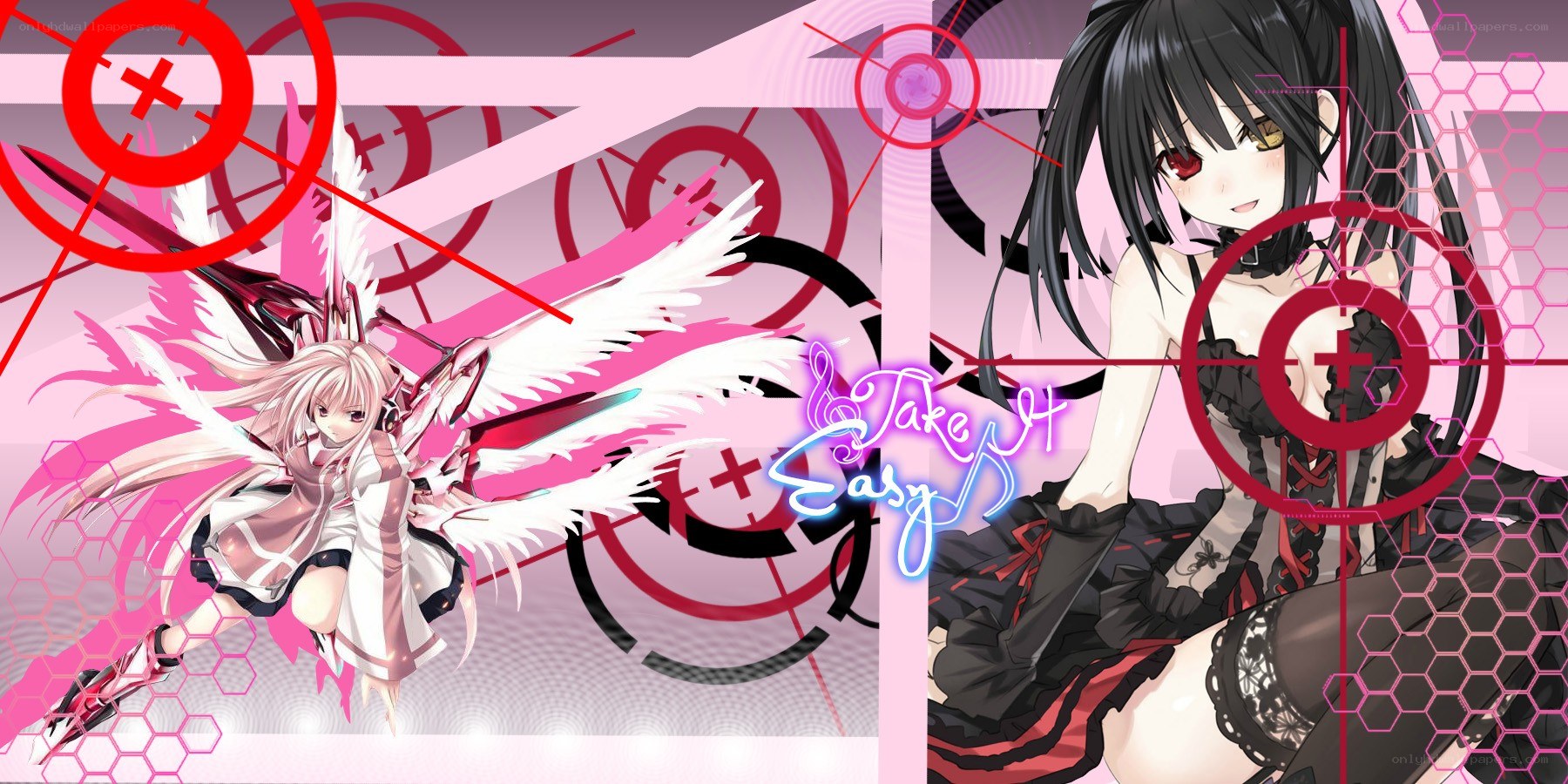 anime girls with wings