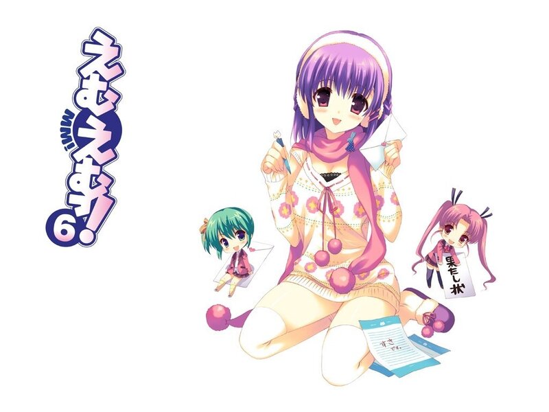 Anime girls writing letters