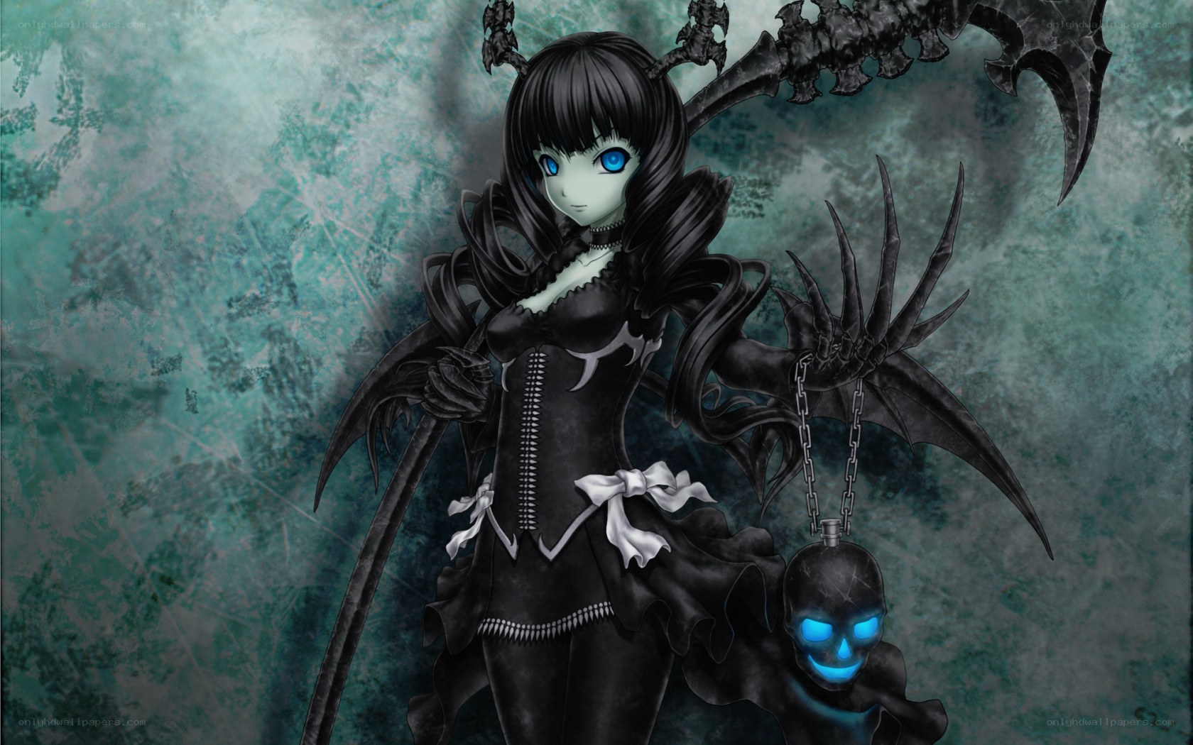 anime grim reaper girl