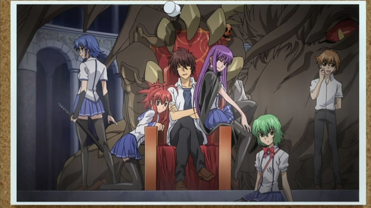 anime group in dungeon