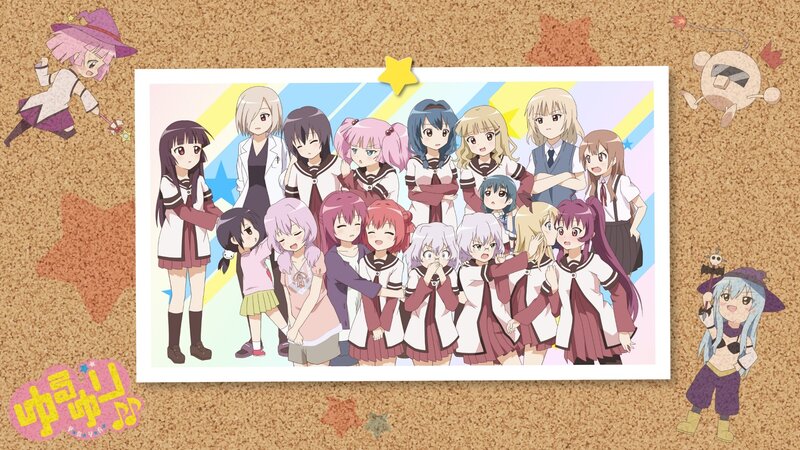 anime group photo collage