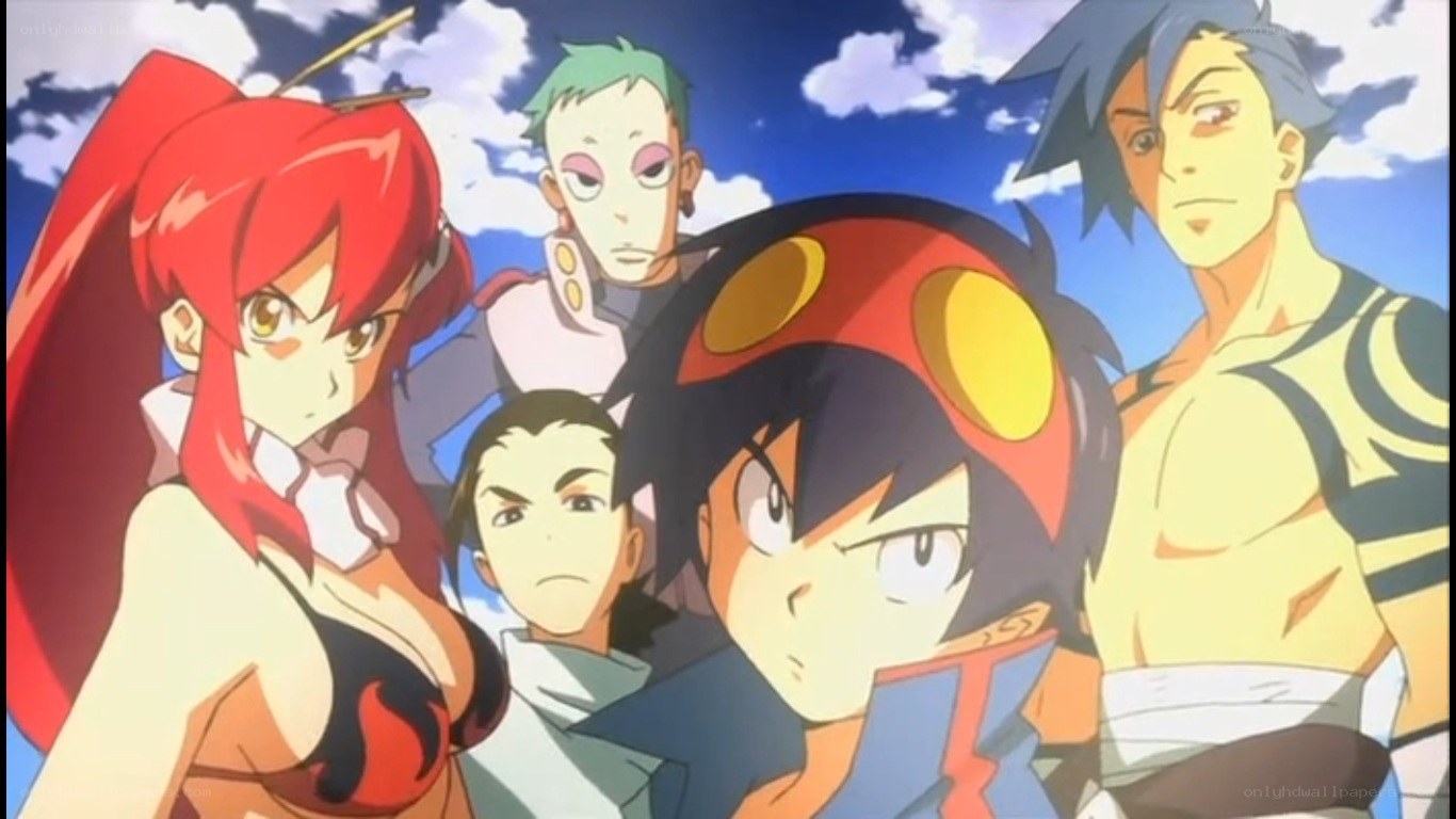 anime group portrait