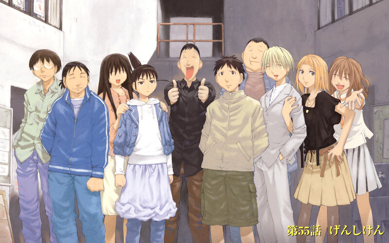 anime group portrait