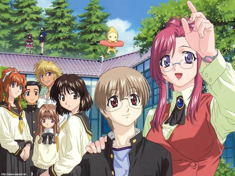 anime group portrait