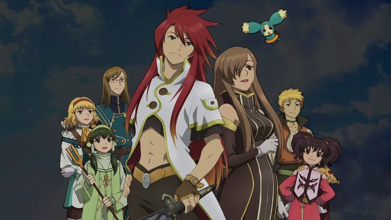 anime group portrait