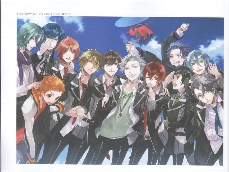 anime group portrait