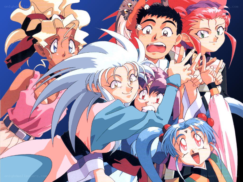 anime group portrait