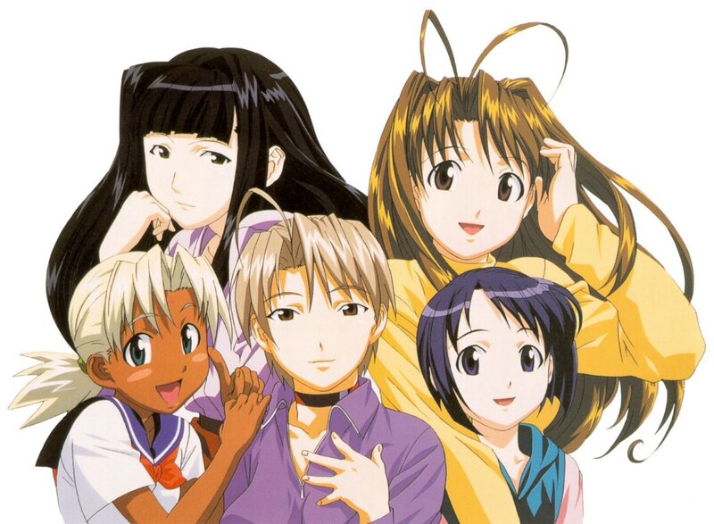 anime group portrait