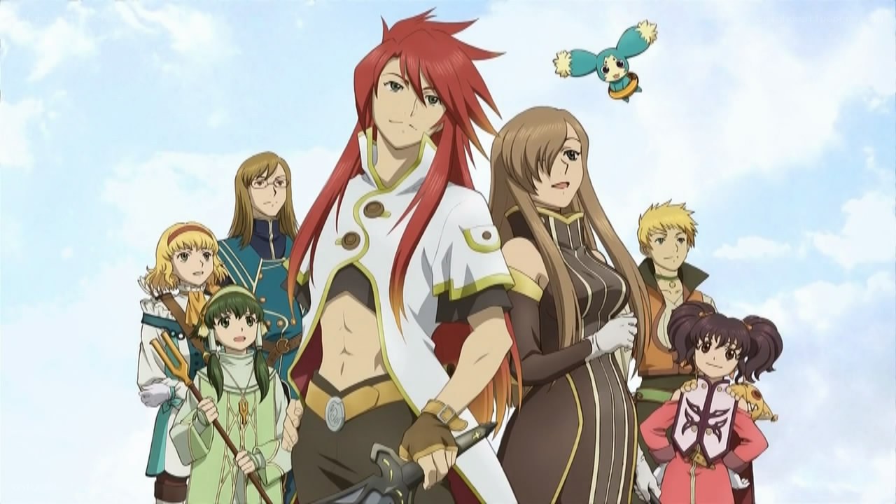 anime group portrait