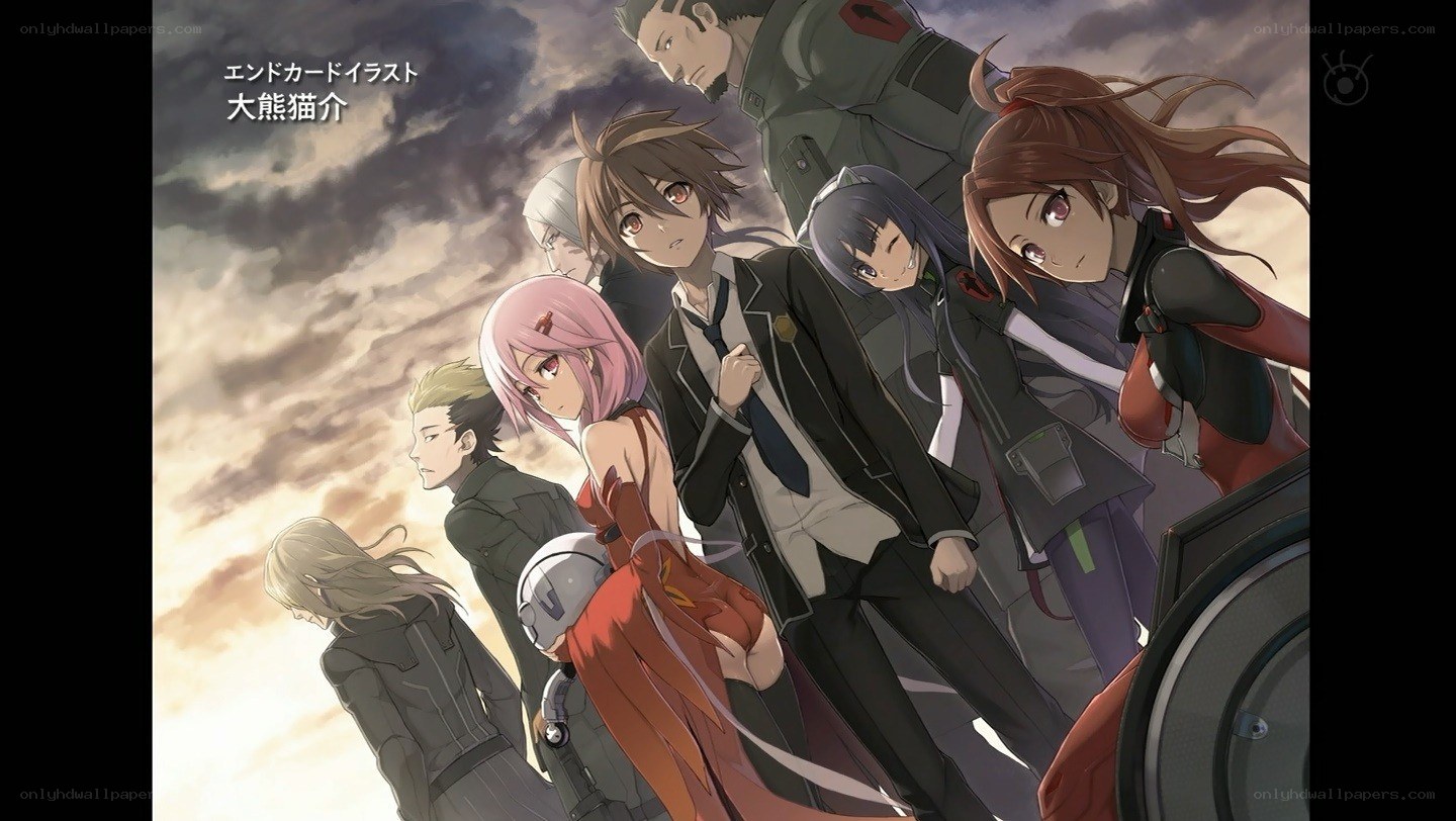 anime group portrait illustration