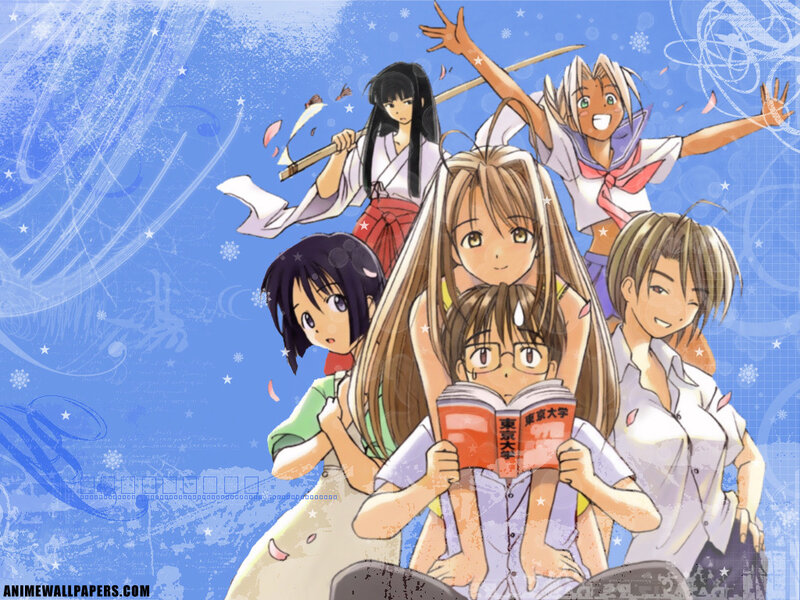 Anime group with book